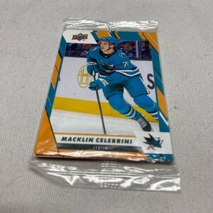 2024-25 San Jose Sharks SGA Upper Deck 7-Card Team Set Macklin Celebrini SEALED